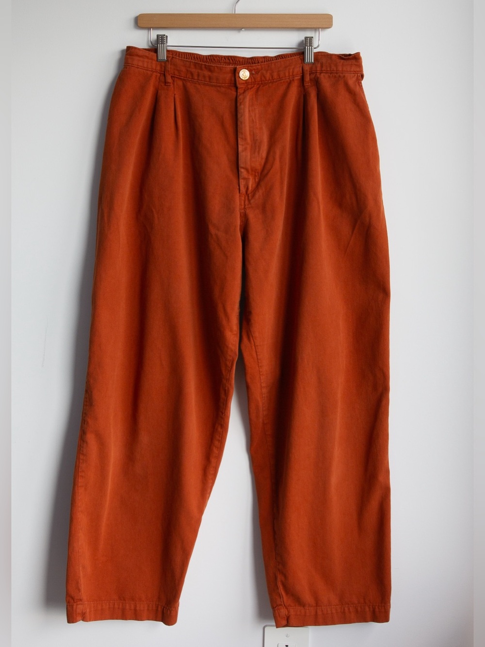 Big Bud Press Heavyweight Trousers Burnt Terracotta XL